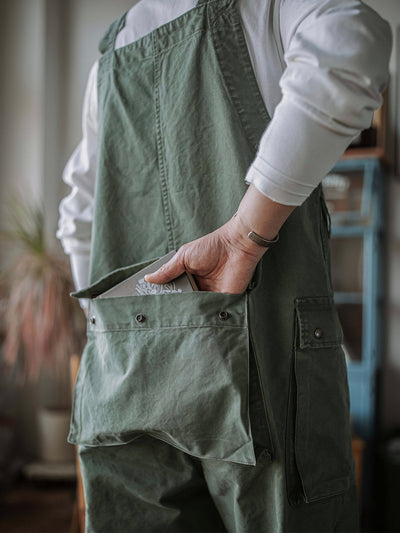 Victor™ | Elegante beige Latzhose
