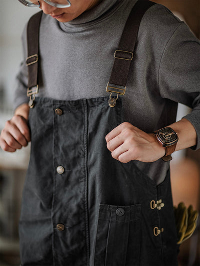 Georges™ | Moderne graue Latzhose