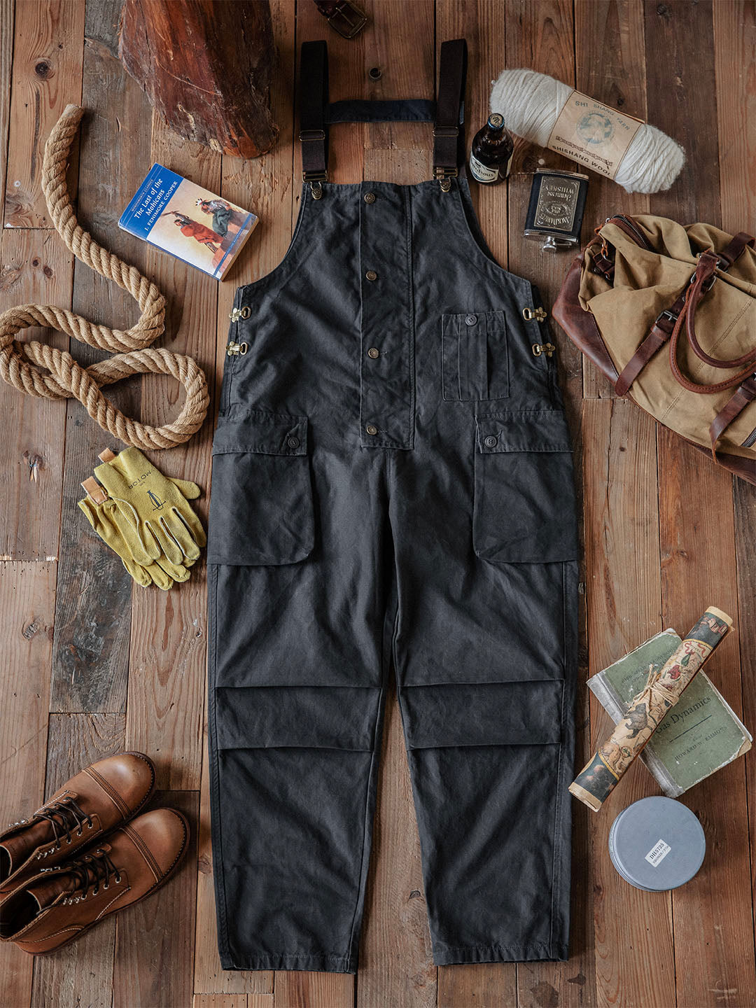 Georges™ | Moderne graue Latzhose