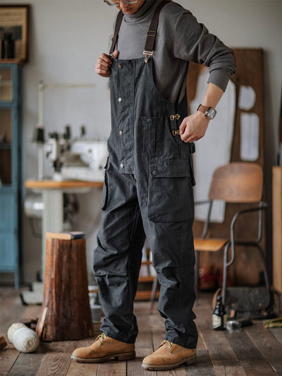 Georges™ | Moderne graue Latzhose