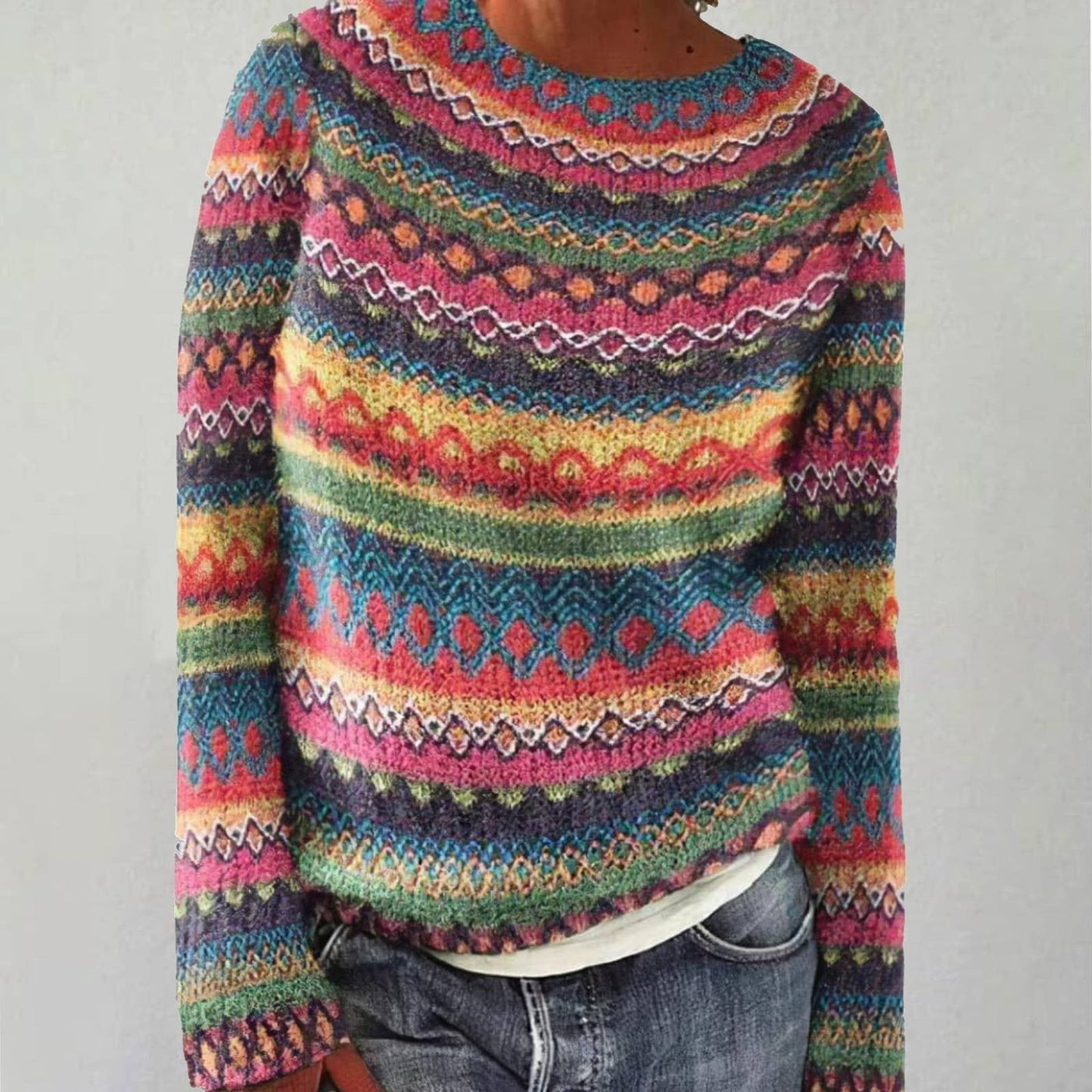 Emma | Klassischer Retro-Pullover