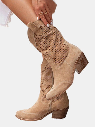 Piper | Perforierte Ankle Boots