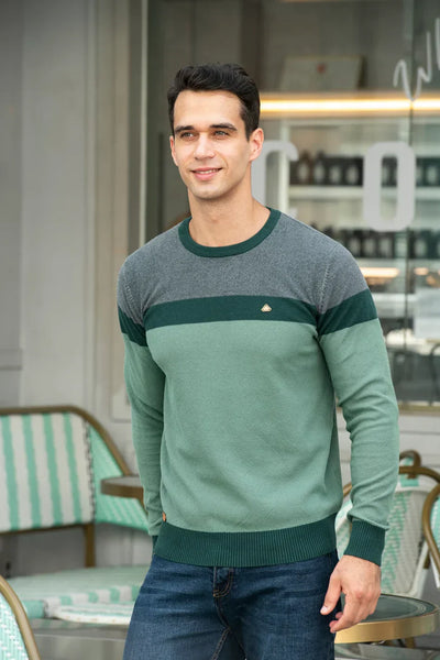 MIRAVO | Herrenpullover mit Rundhalsausschnitt