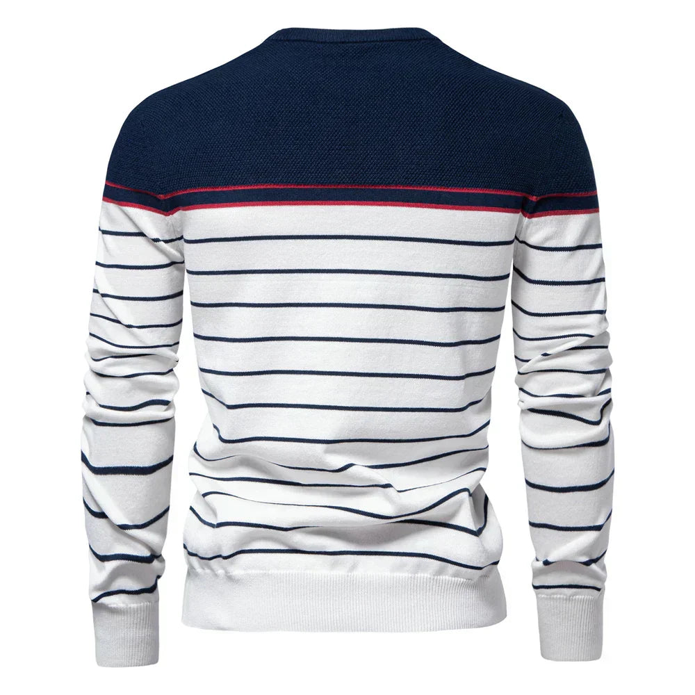 MIRAVO | Herrenpullover mit Streifenmuster
