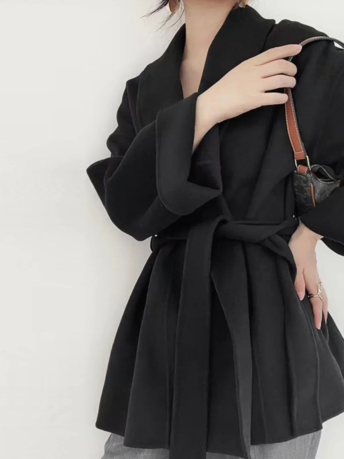 Serenya™ | Eleganter weicher Wollmantel