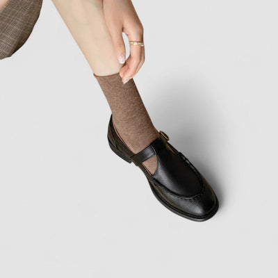 Avery™ | Orthopädische Mary Jane Schuhe mit quadratischer Zehenpartie