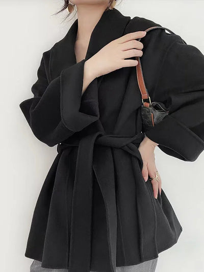 Serenya™ | Eleganter weicher Wollmantel