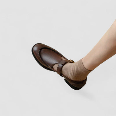 Avery™ | Orthopädische Mary Jane Schuhe mit quadratischer Zehenpartie