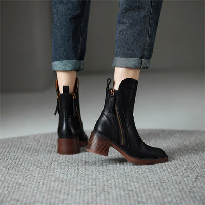 Grazia | Leder Stiefeletten