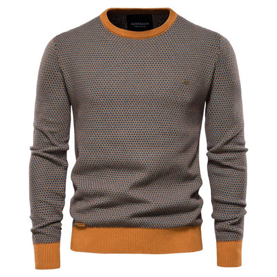 MIRAVO | Herrenpullover mit Karomuster