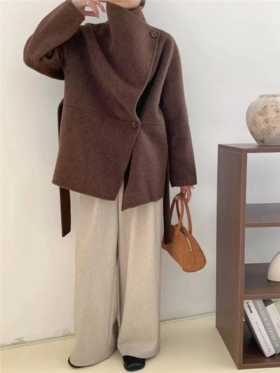 Marisa™ | Moderner Premium-Wollmantel