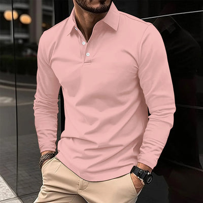 Ethan™ | Lässiges Langarm-Polo