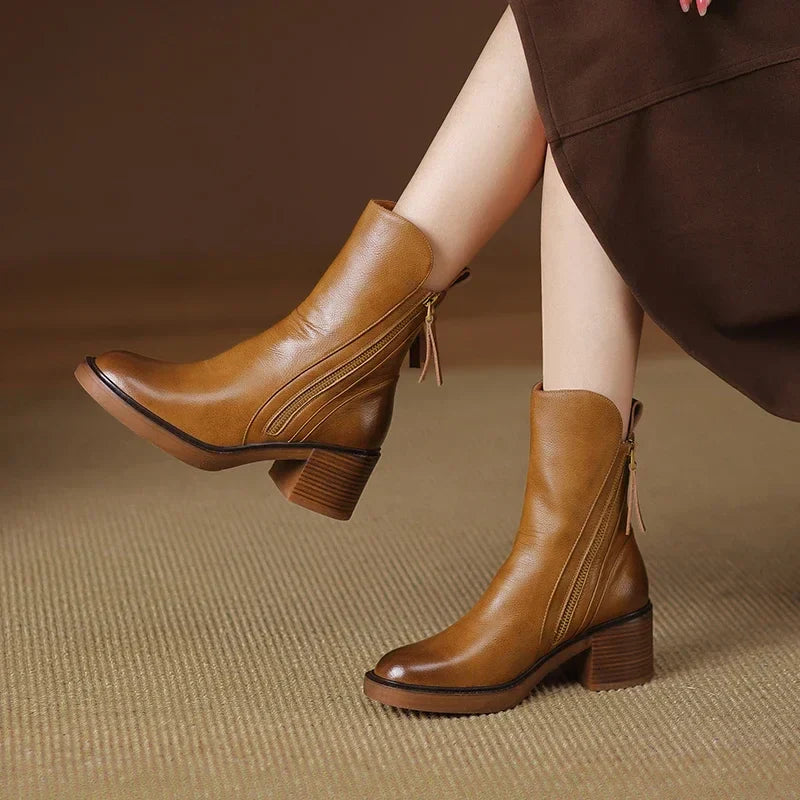 Grazia | Leder Stiefeletten