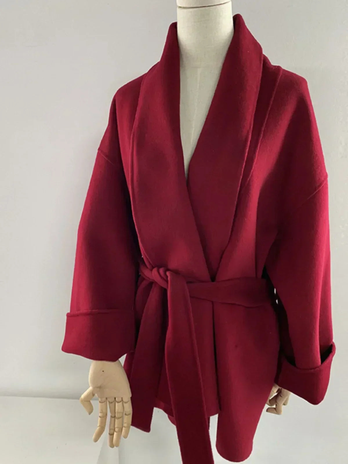 Serenya™ | Eleganter weicher Wollmantel