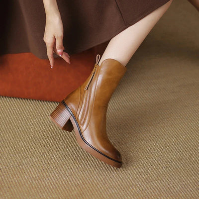 Grazia | Leder Stiefeletten