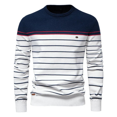 MIRAVO | Herrenpullover mit Streifenmuster