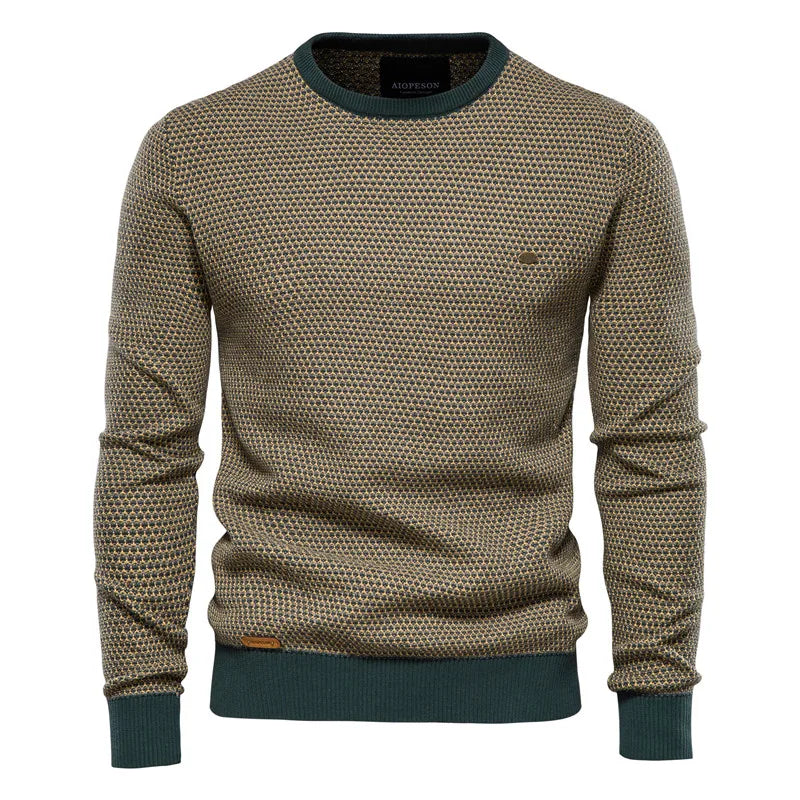 MIRAVO | Herrenpullover mit Karomuster