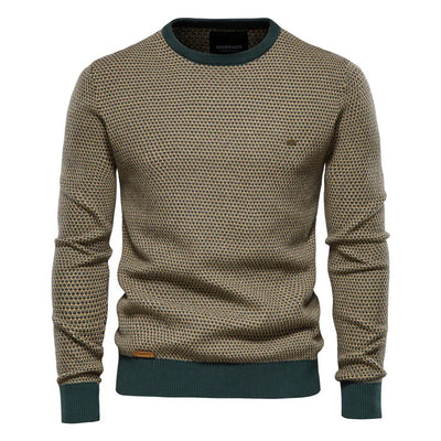 MIRAVO | Herrenpullover mit Karomuster