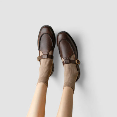 Avery™ | Orthopädische Mary Jane Schuhe mit quadratischer Zehenpartie