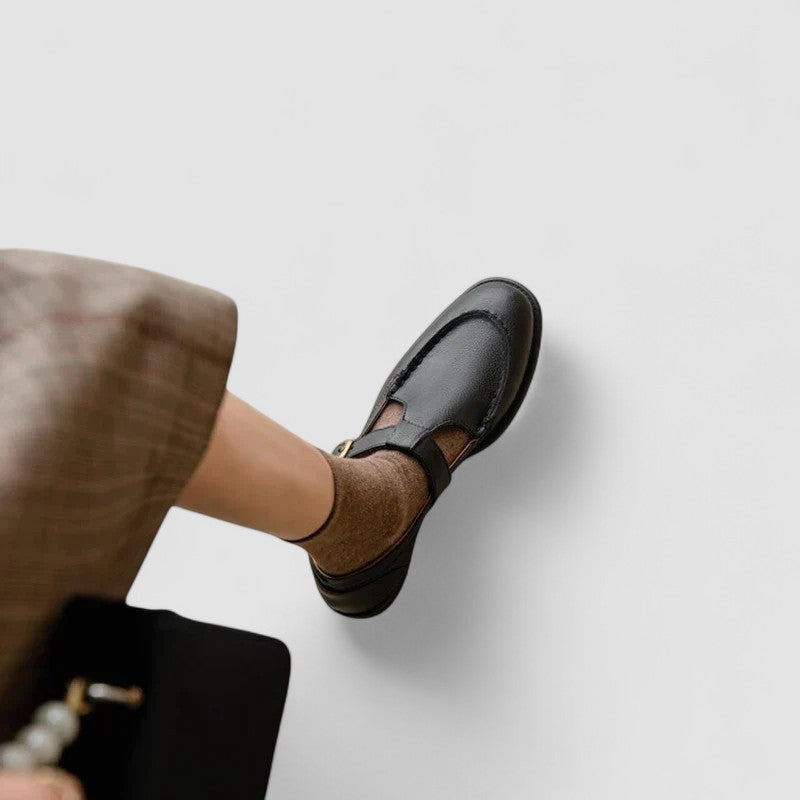 Avery™ | Orthopädische Mary Jane Schuhe mit quadratischer Zehenpartie