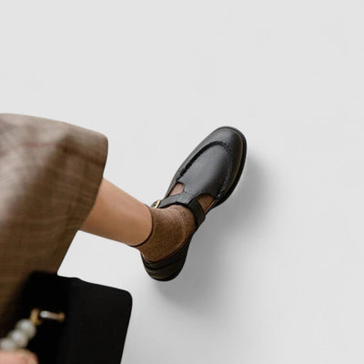Avery™ | Orthopädische Mary Jane Schuhe mit quadratischer Zehenpartie