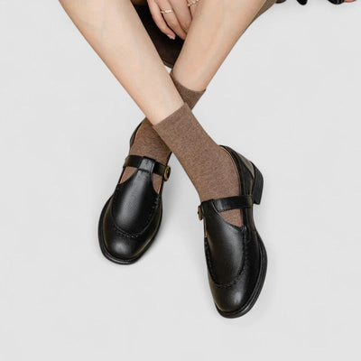 Avery™ | Orthopädische Mary Jane Schuhe mit quadratischer Zehenpartie