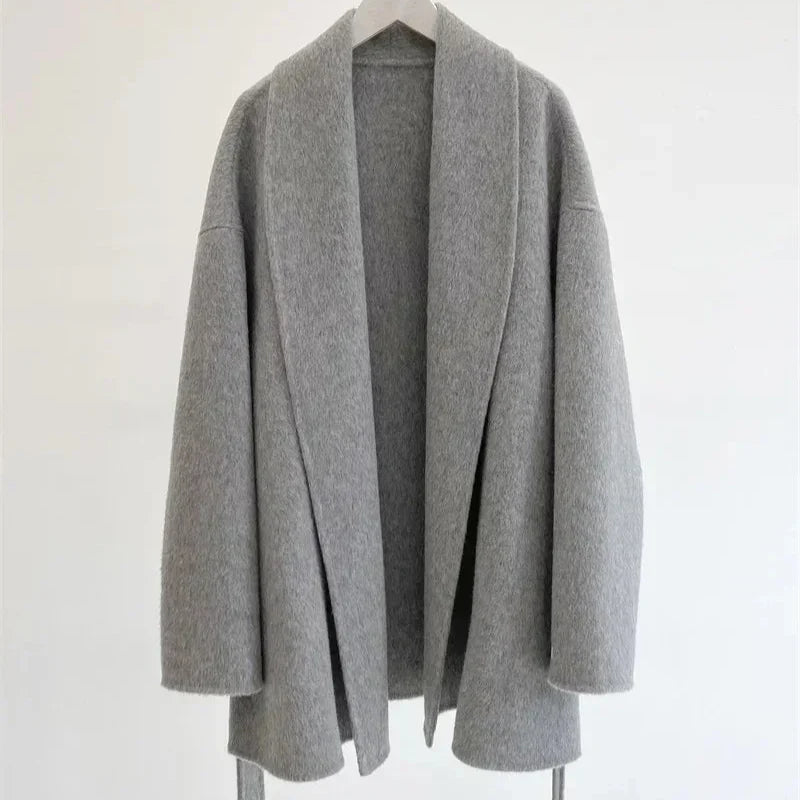 Serenya™ | Eleganter weicher Wollmantel