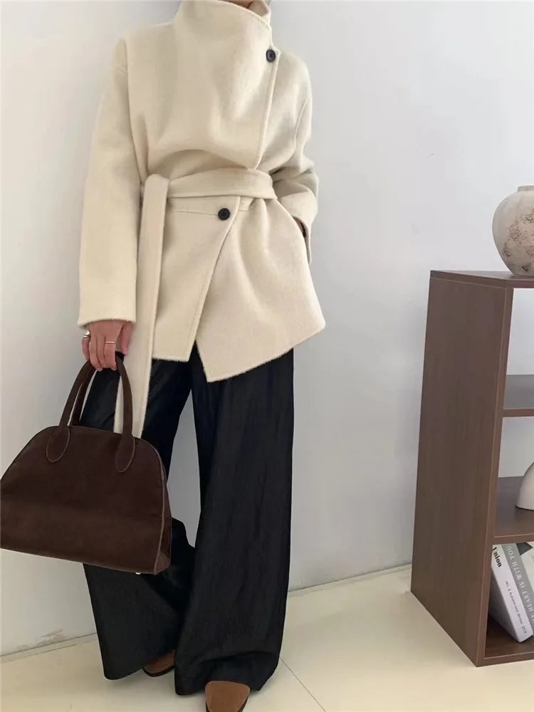 Marisa™ | Moderner Premium-Wollmantel