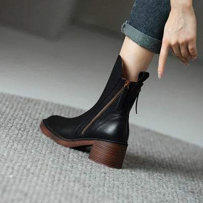 Grazia | Leder Stiefeletten
