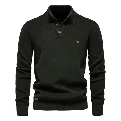 MIRAVO | Herrenpullover mit Knopfdesign