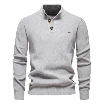 MIRAVO | Herrenpullover mit Knopfdesign