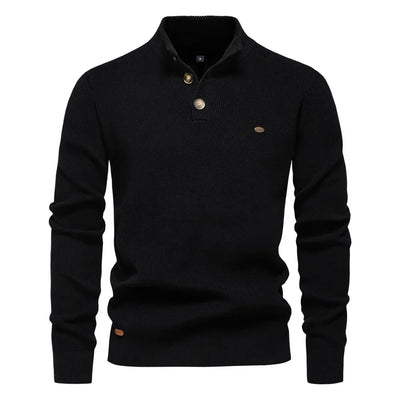 MIRAVO | Herrenpullover mit Knopfdesign