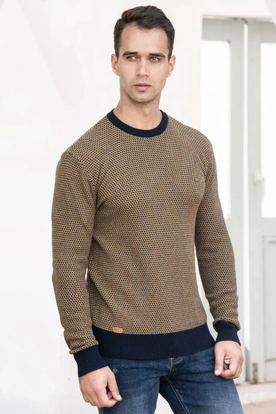 MIRAVO | Herrenpullover mit Karomuster
