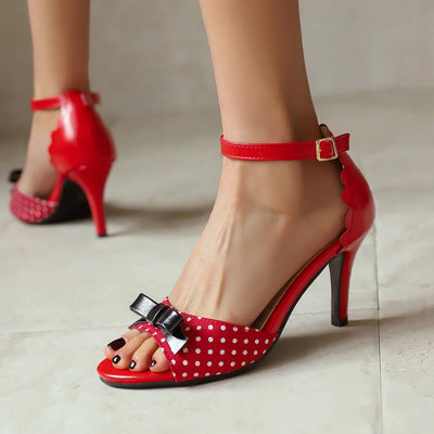 MELINA – Peeptoe-High Heels mit Knöchelriemen