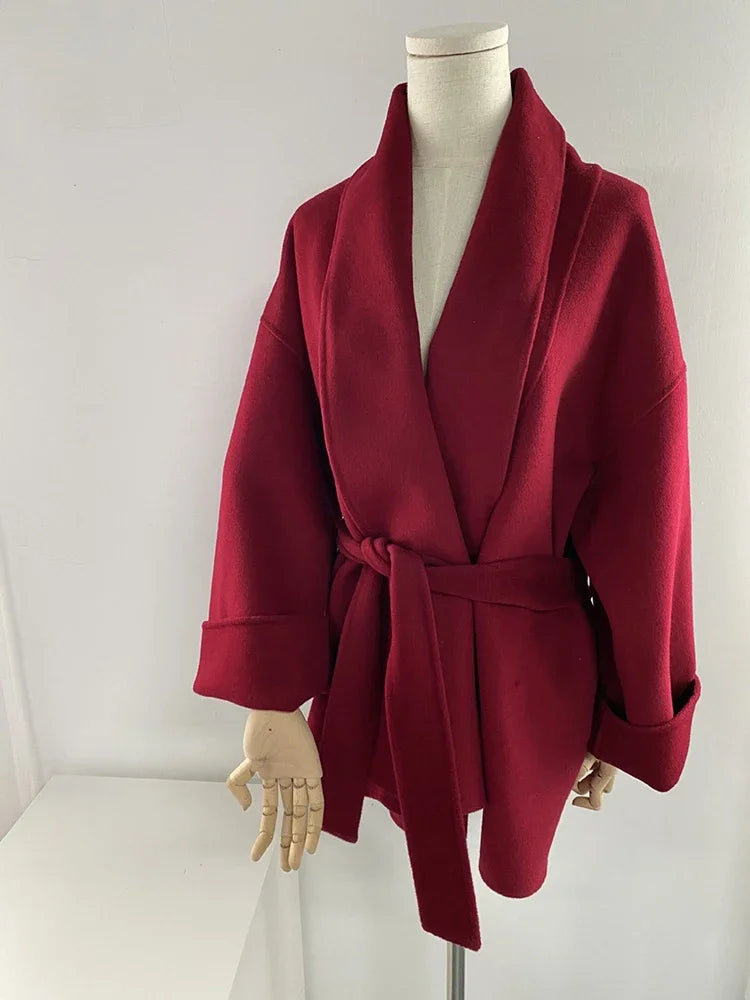 Serenya™ | Eleganter weicher Wollmantel