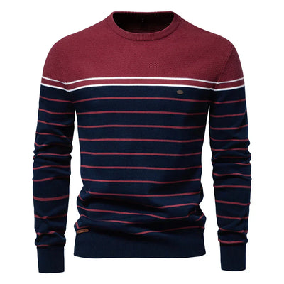 MIRAVO | Herrenpullover mit Streifenmuster