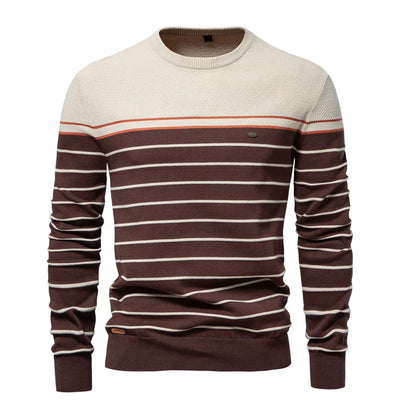 MIRAVO | Herrenpullover mit Streifenmuster