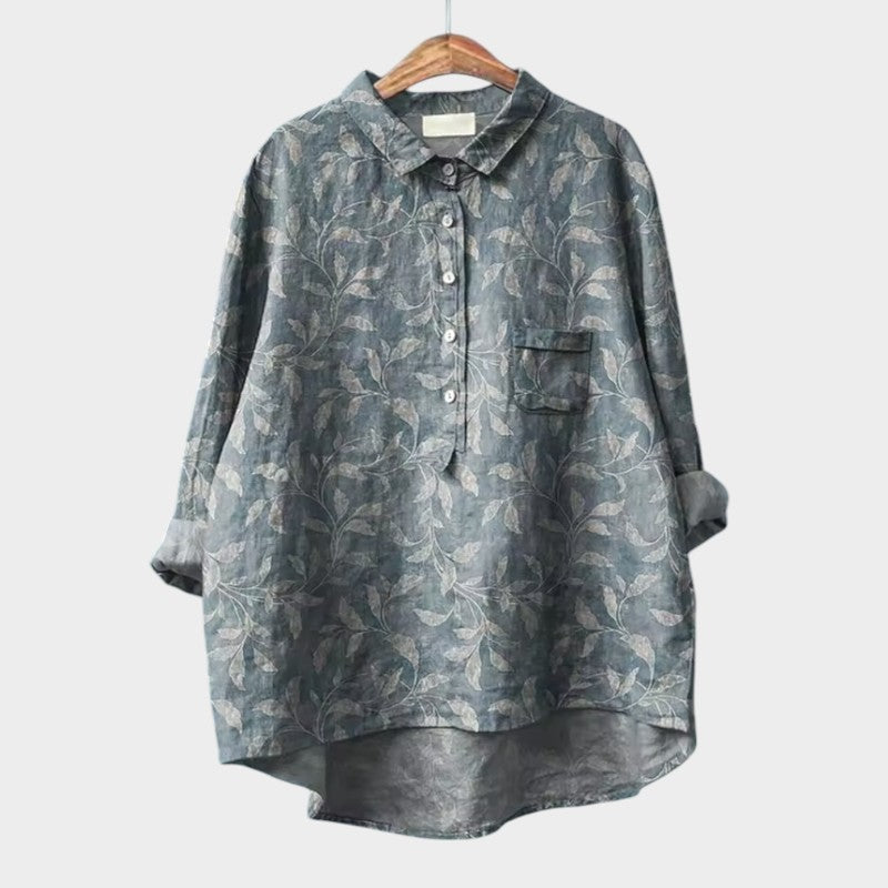 Lena | Bluse Premium mit Spitzenbesatz