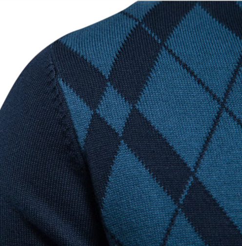 MIRAVO | Herrenpullover mit halbem Reißverschluss
