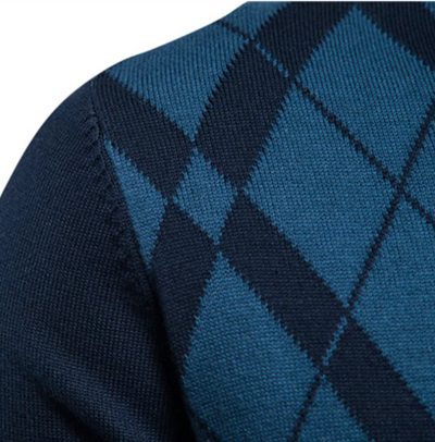 MIRAVO | Herrenpullover mit halbem Reißverschluss