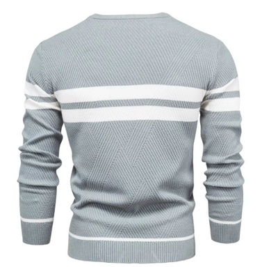 MIRAVO | Eleganter Herrenpullover mit Fischgrätmuster