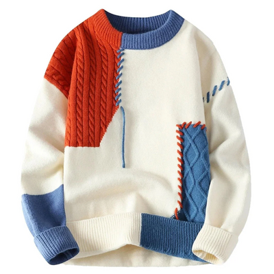 Lavezzi™ | Pullover Patchwork Stil