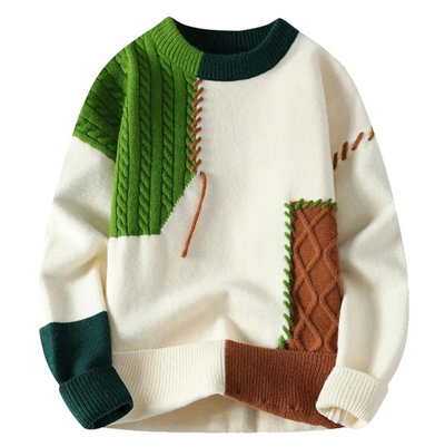 Lavezzi™ | Pullover Patchwork Stil