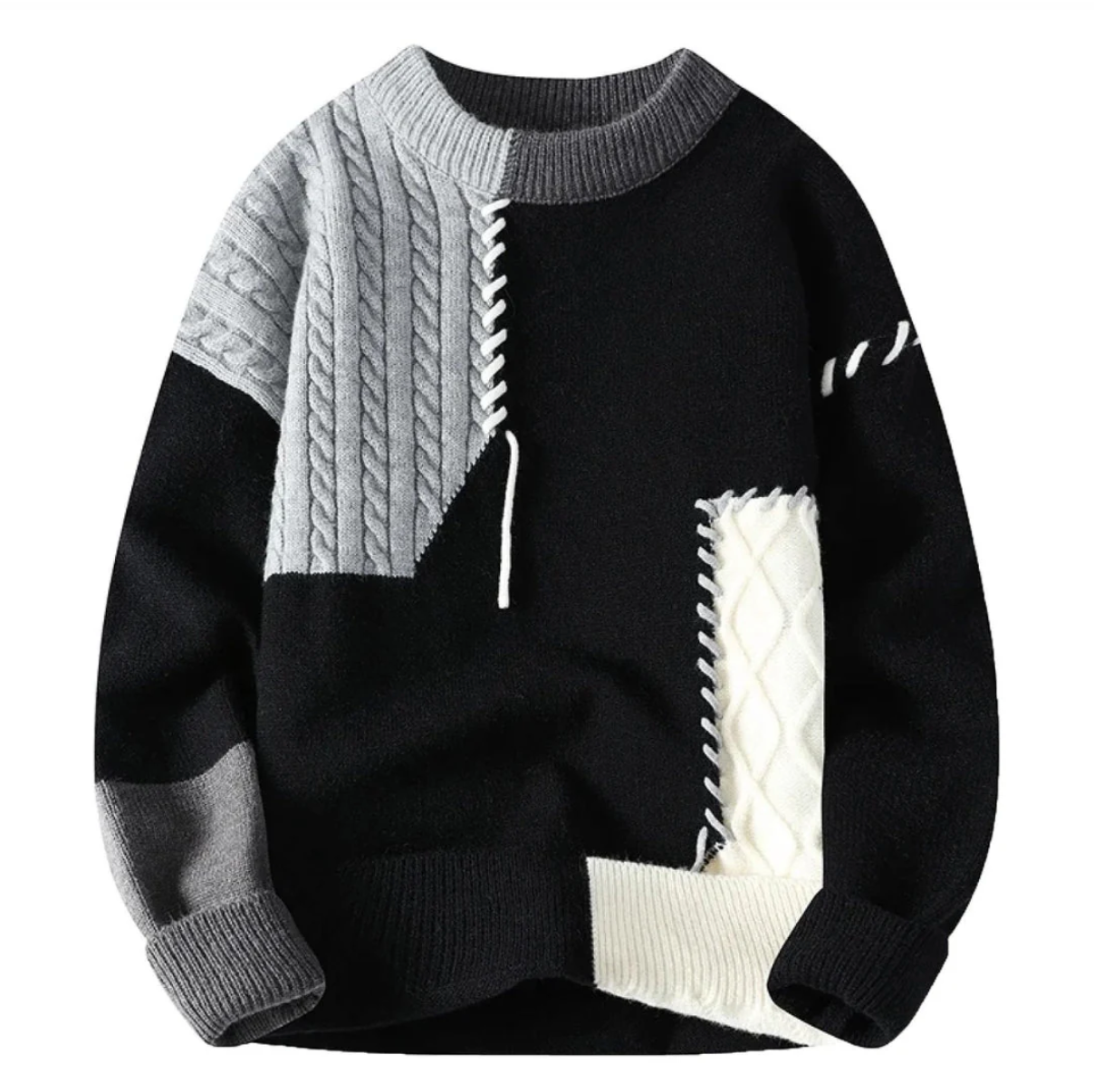 Lavezzi™ | Pullover Patchwork Stil