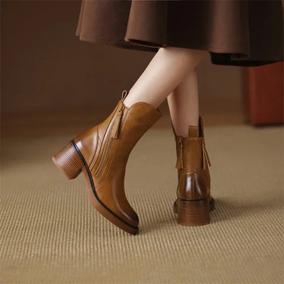 Grazia | Leder Stiefeletten