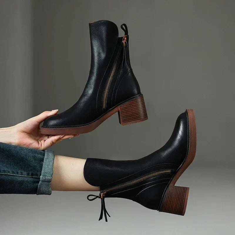 Grazia | Leder Stiefeletten