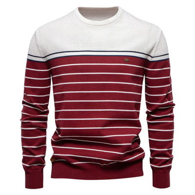MIRAVO | Herrenpullover mit Streifenmuster