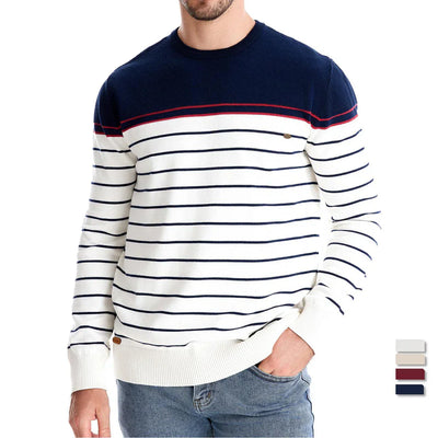 MIRAVO | Herrenpullover mit Streifenmuster