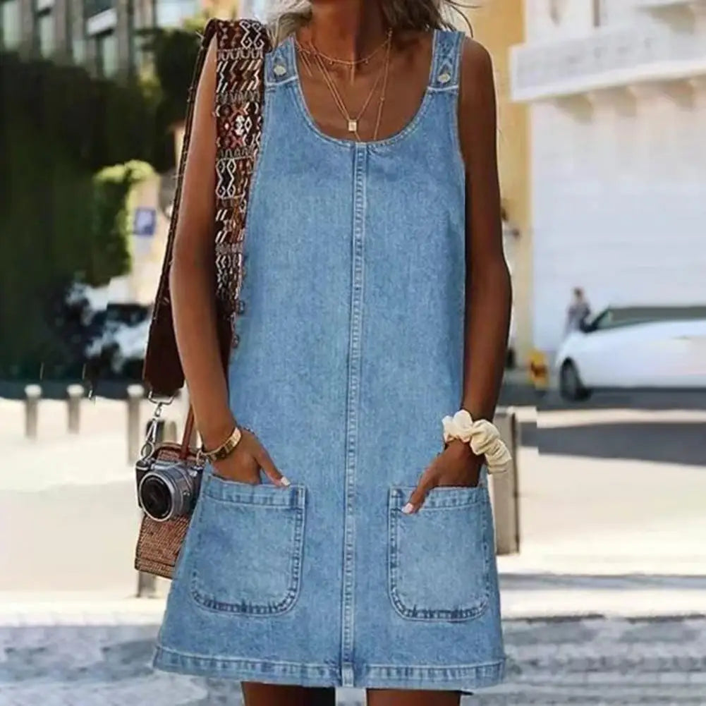 NOELLE – Kleid Denim Sommer