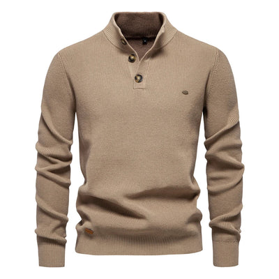 MIRAVO | Herrenpullover mit Knopfdesign